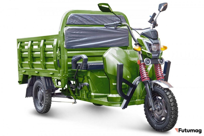 Грузовой электротрицикл Rutrike Антей-У 1500 60V1200W зеленый