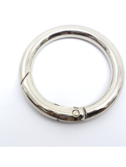 Кольцо-карабин никель