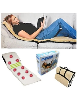 Массажный матрас с ворсом и пультом управления Massage mat
