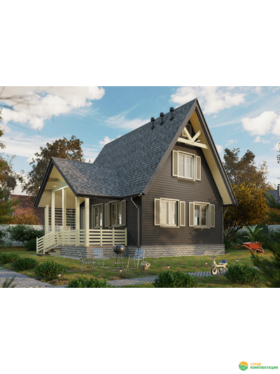 Сайдинг ПВХ Docke Premium Корабельный брус D4,5D INTENSIVE графит 3600х232 мм