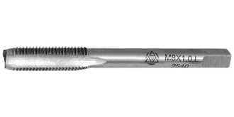 Метчик ВИЗ машинно-ручной для левой метрической резьбы в глухих отверстиях, сталь Р6М5, ГОСТ 3266-81