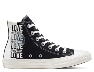 Converse fear love white best sale