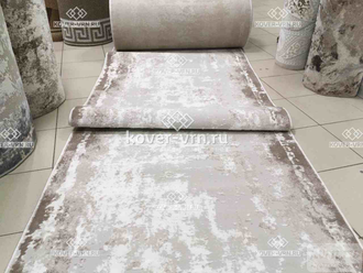 Дорожка ковровая RIMMA LUX 36897J beige-d.beige / ширина 1 м