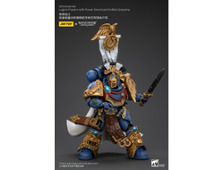 Претор Ультрамарин с силовым мечом (Warhammer Horus Heresy) - КОЛЛЕКЦИОННАЯ ФИГУРКА 1/18  Ultramarines Legion Praetor with Power Sword and Volkite Serpenta (JT00126) - JOYTOY