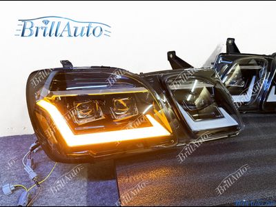 Фары Lexus LX470 3 линзы Bi LED тюнинг