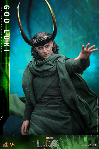 Бог времени Локи (Том Хиддлстон, "Локи") - Коллекционная фигурка 1/6 God Loki (DX40) - Hot Toys