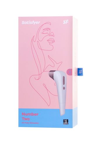 2018-7 ВАКУУМ-ВОЛНОВОЙ БЕСКОНТАКТНЫЙ СТИМУЛЯТОР КЛИТОРА SATISFYER 2 NG, ABS ПЛАСТИК, БЕЛЫЙ, 17 СМ.