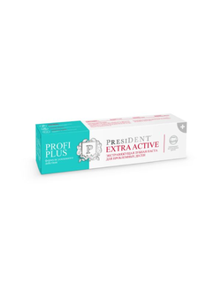 Экстравяжущая зубная паста для снятия кровоточивости дёсен усиленного действия Extra Active, PresiDENT, 30 мл.
