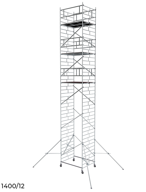 Вышка модульная алюминиевая 1400/12