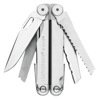 Мультитул LEATHERMAN Wave Plus, 17 функций,  серебристый [832524]