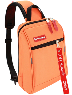 Рюкзак с одной лямкой - сумка на грудь Optimum XXL RL, оранжевый