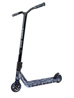Трюковой самокат Yezz WOW 2.0 MS-181 граффити черный