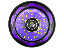 Купить колесо Drop Donut (Black/Purple) 110 для трюковых самокатов в Иркутске