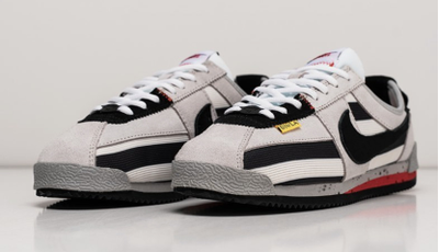 Nike Cortez Union X Nylon (Серые) сбоку