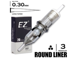 3 RLLT/0.30 - Round Liner BugPin Long Taper "Ez Revolution"