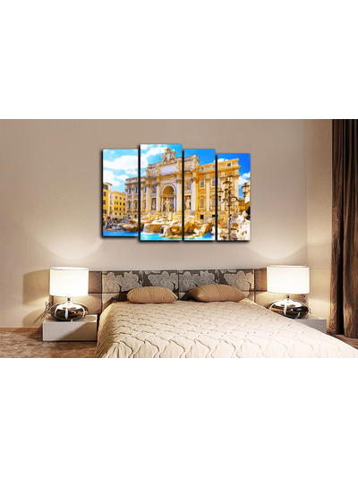 Модульная картина "Фонтан треви"