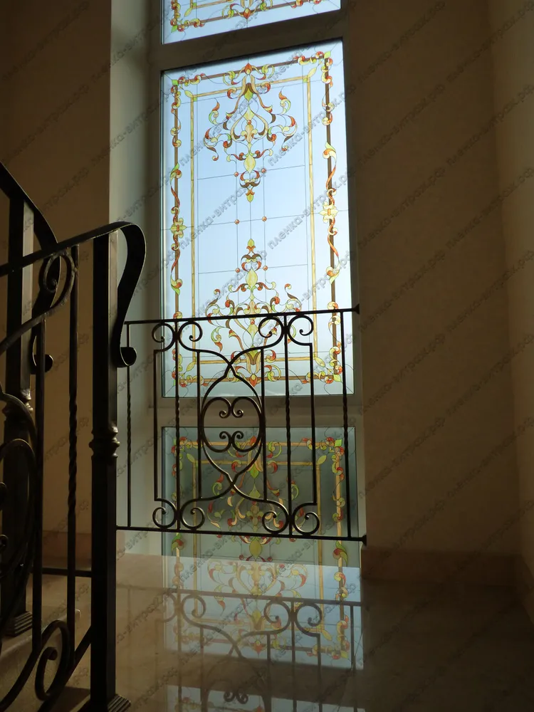 Витражная пленка на окна - Альтернатива шторам - фото 9