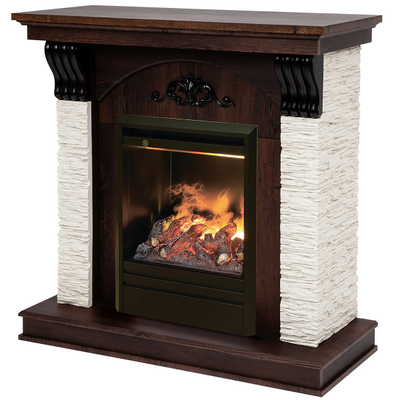 Электрический камин Corfino NT с очагом 3D Olympic