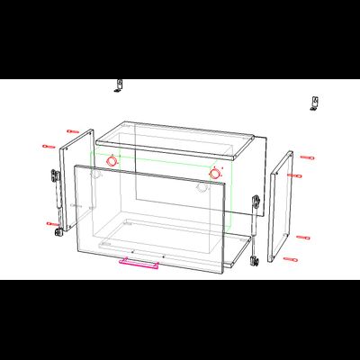 Шкаф кухонный Аляска ПГ-50 (500)