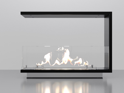 Торцевой биокамин 600G