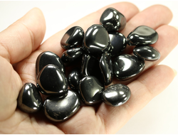 Гематит, галтовка в ассортименте (20-23 мм, вес около  7-9 г) №15177