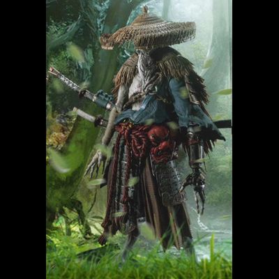 Заяц-самурай - Коллекционная фигурка 1/12 SCALE FuRay Planet Series  Nameless one The Kensai (MU-FP004) - Maestro Union