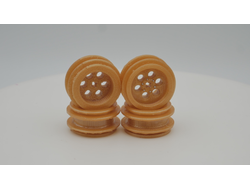 !АНАЛОГ! 3DW1 Комплект 3D дисков 40mm (4шт) для резины WPL, pearl gold , Pearl Gold (3DW1) / 4 шт.