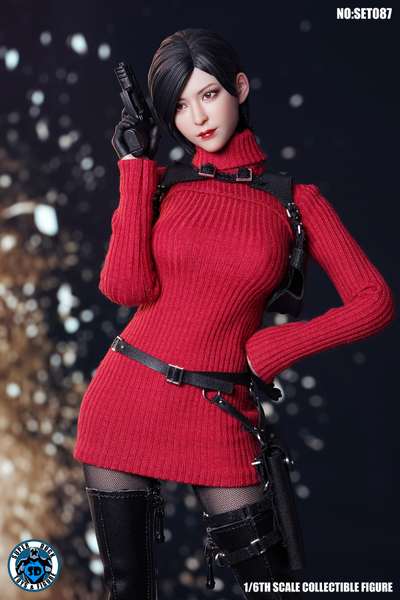 Ада Вонг (Resident Evil 4 Remake) - Коллекционная ФИГУРКА 1/6 Sexy Female Agent (SET087 + S09C) - SUPER DUCK
