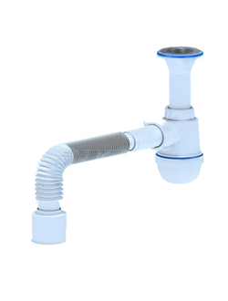 Сифон Ани 1 1/4"х40, нерж. вып., с гт 40x50