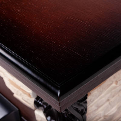 Угловой электрокамин Dublin Rock AO