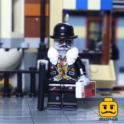 Конструктор фигурка Зомби олигарх (миллионер), совместим с Лего