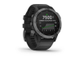 Часы Garmin Fenix 6 Pro Solar черный (черный силиконовый ремешок)