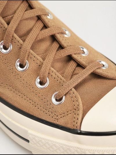 Кеды Converse Chuck Taylor 70 замшевые бежевые высокие