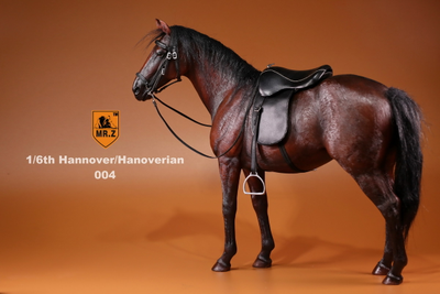 Коричневый конь - Коллекционная фигурка 1/6 Scale German Hanoverian Warmblood Horse Statue - Real Animal Series (No.17) - Mr.Z