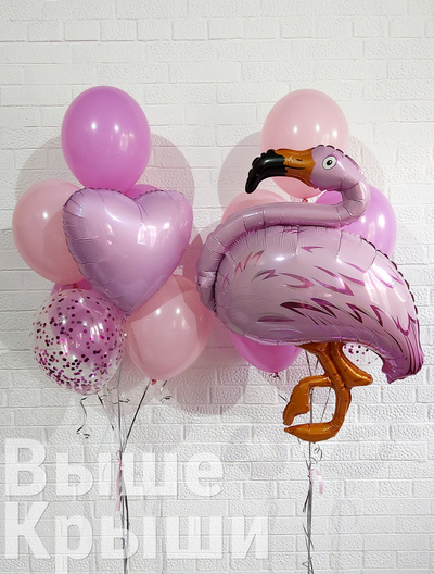 Сет "Розовый Фламинго" (15 шариков)