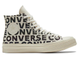 Кеды Converse Chuck 70 черно-белые высокие с надписью