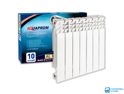Радиатор алюминиевый AQUAPROM 350*80  8 сек. в Тамбове