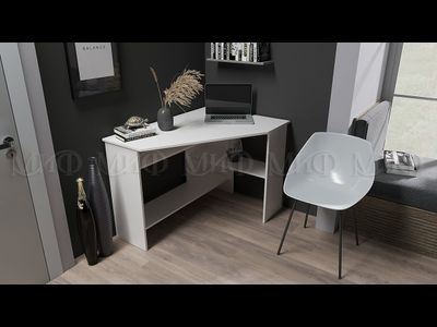 Стол компьютерный №7 1100*750*800мм Белый Миф