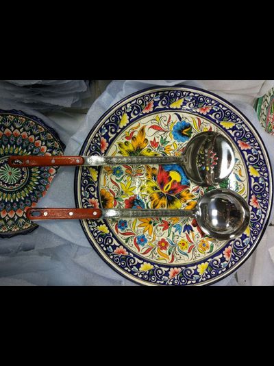 Шумовка + половник (черпак), набор СРЕДНИЙ