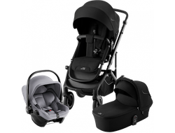 Коляска 3в1 Britax Roemer Smile 5Z Space Black + BS CORE Frost Grey