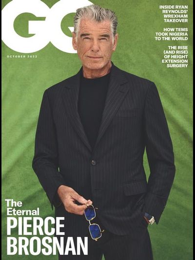 GQ British Magazine October 2022 Pierce Brosnan Cover, Мужские иностранные журналы, Intpressshop