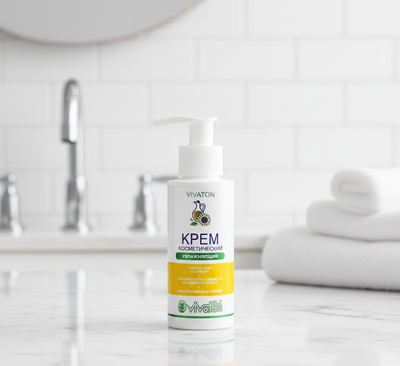 Крем увлажняющий «Виватон» для лица, шеи и декольте, 100 мл