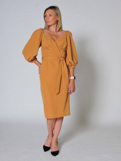 Платье: 678-0523 Горчица