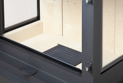 Камин ПРАГА три стекла, Экокамин (Россия)