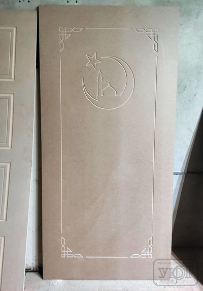 №20. Дверная накладка мдф. Рисунок "Полумесяц".