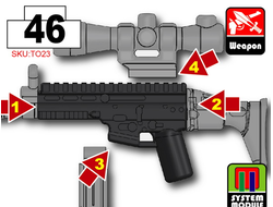 SCAR - основа, ПЕРЛАМУТРОВЫЙ ЧЕРНЫЙ