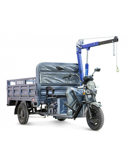 Грузовой электротрицикл Rutrike D4 NEXT с краном для поднятия грузов 1800 60V1200W