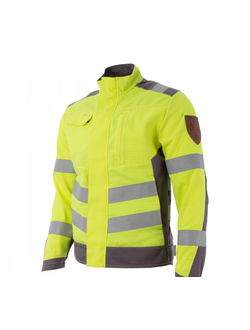 Мультизащитная куртка Brodeks MS28-61, желтый/серый