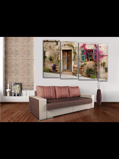 Модульная картина "Прогулка по Провансу"