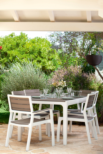 Стул Гармония белый-капучино